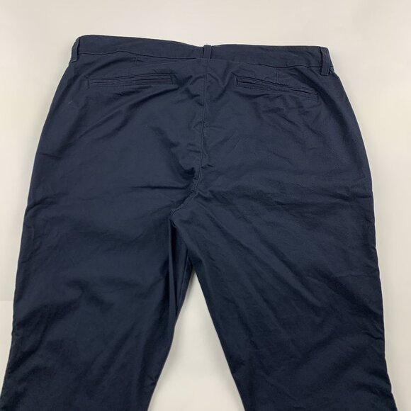 TALL Old Navy Classic Navy Stretch Canvas Bootcut Chino Pants 16T - Picture 7 of 7